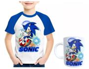 Camiseta Camisa Sonic Jogo Play Desenho Menino Criança Top7_x000D_ - JK  MARCAS - Camiseta Infantil - Magazine Luiza