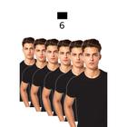 Kit Camisetas Para Academia no Atacado masculinas Slim Básicas Algodão Premium - 6 Unidades