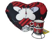 Kit Caneca E Almofada Mickey Minnie Disney Dia Dos Namorados