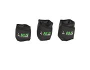 Kit Caneleira Tornozeleira De Peso 1,2 E 3 Kg - Kl Master Fitness