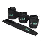 Kit Caneleira Tornozeleira De Peso 3kg 4kg 5kg Emborrachado - KL Master Fitness