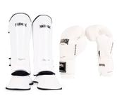 Kit Caneleiras e Luvas Boxe Muay Thai Kickboxing New Classic Maximum