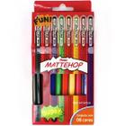 Kit Caneta Gel Mattehop 1.0mm - 8 cores - Pentel