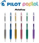 Kit Caneta Gel Pop'lol 0.7 Pilot - C/6 Metalicas