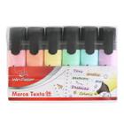 Kit Caneta Marcador de Texto 6 Cores