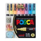 Kit Caneta Posca Soft PC-3M Com 8 Unidades Uniball