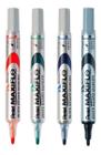 Kit Caneta Quadro Branco AZUL/PRETO/VERMELHO/VERDE - Ponta Fina
