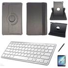 Kit Capa 360/Can/Pel/Teclado Branco Galaxy Tab S6 Lite P615 - Preto