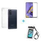 Kit Capa a Prova D'água Samsung Galaxy M52 5G + Capa + Película Vidro