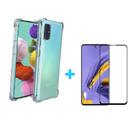 Kit Capa Anti Impacto Samsung Galaxy A71 + Película Vidro 3D