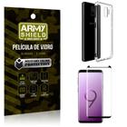 Kit Capa Anti Shock + Película Vidro Curva Premium Samsung Galaxy S9 - Armyshield