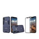 Kit Capa Armor e Película Coverage Preta para iPhone X e XS - Gshield