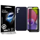 Kit Capa Aveludada + Película Privacidade Preta 3d P/ Galaxy A03S A037 6.5 - Cell In Power25