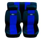 kit capa banco carro em nylon azul p fiesta 2002