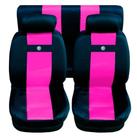 kit capa banco carro em nylon rosa p voyage2008/2009