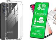 Kit Capa Capinha Case Anti Impacto e Película Ceramica 9D Compatível Samsung Galaxy A25 / Galaxy A24