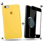 Kit Capa Capinha Case + Película 3D Compatível Com iPhone 6 Plus / 6s Plus