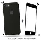 Kit Capa Capinha Case + Película 3D Compatível Com iPhone 7 / 8 / SE 2020