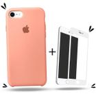 Kit Capa Capinha Case + Película 3D Compatível Com iPhone 7 / 8 / SE 2020