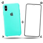 Kit Capa Capinha Case + Película de Vidro 3D Compatível Com iPhone XS Max