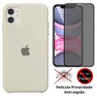 Kit Capa Capinha Case + Película Privacidade 3D Tela Compatível Com iPhone 11