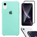 Kit Capa Capinha Case + Película Tela 3D + Película Câmera Compatível Com iPhone XR