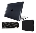 Kit Capa Case Compativel Com Macbook NEW AIR 15.3" A2941 A3114 M2 M3 + Capa Neoprene + Pelicula de Teclado