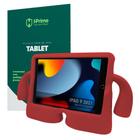 Kit Capa Case Infantil Para Ipad 9 9ª Geração 2021 Tablet Kids Macia Resistente Anti Impacto + Pelicula HPrime