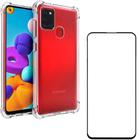 Kit Capa Case Reforçada Samsung Galaxy A21s 6.5 + Pelicula 3d