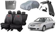 Kit Capa Cerato 2003 a 2008 + Capa de Cobrir + Limpador de Parabrisa: Para Seu Carro Brilhar