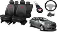 Kit Capa Cerato 2008 a 2013 + Chaveiro + Capa de Volante com Estilo e Praticidade