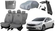 Kit Capa Cerato 2013 a 2019 + Capa Cobrir + Limpador Parabrisa