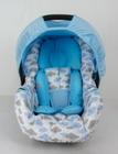 Kit capa de bebê conforto e redutor - nuvem azul nova