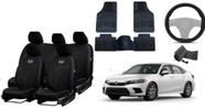 Kit Capa de Couro e Volante para Honda Civic 20-24