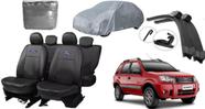 Kit Capa de Couro EcoSport 06-13 + Capa de Cobrir + Limpador de Parabrisa de Alta Pressão