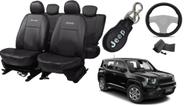 Kit Capa de Couro para Jeep Renegade 2020 até 2024 com Chaveiro Incluso - Aero Print