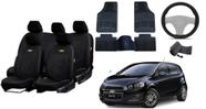 Kit Capa de Couro Sonic 2012-2014 + Tapete + Acessórios Exclusivos para Volante