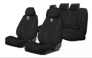 Kit capa de tecido grosso para banco Renault Logan II 2012-2023 - ferro tech