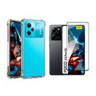 Kit Capa e Película De Vidro 3d Para Xiaomi Poco X5 Pro 5G