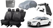 Kit Capa Fluence 09-17 + Capa de Cobrir e Limpador de Vidros Efetivo