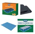 Kit Capa + Forro Para Piscina Standard 3000 Litros - Mor