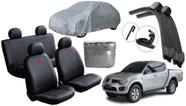 Kit Capa Luxo L200 2008 a 2015 + Capa de Cobertura e Limpador Automotivo - iron tech