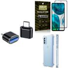 Kit Capa Moto G52 + Adaptador OTG Tipo C/USB + Película 3D Armyshield