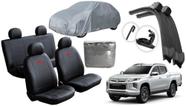 Kit Capa Premium L200 2022 a 2025 + Capa de Cobertura e Limpador Ajustável - aero Print