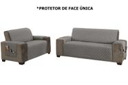 Kit Capa Protetora Sofá 2 E 3 Lugares King Classic Face