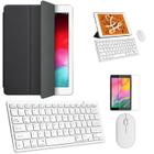 Kit Capa Smart Case Preto / Teclado E Mouse Branco E