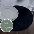 Kit Capa Souplast Supla Mesa Posta Elegante Buffet Jacquard Decoração Moderna