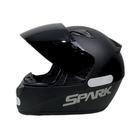 KIT Capacete Fechado Ebf New Spark Solid