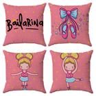 Kit Capas Almofadas Decorativas Bailarina 45x45 - ID Decor