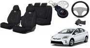 Kit Capas de Couro Sob Medida Prius 2010-21 + Volante + Chaveiro